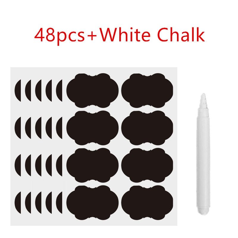 Aufkleber wasserdicht Tafeletiketten zur Beschreibung von Gefäßen und Behältern - 4llaroundhome