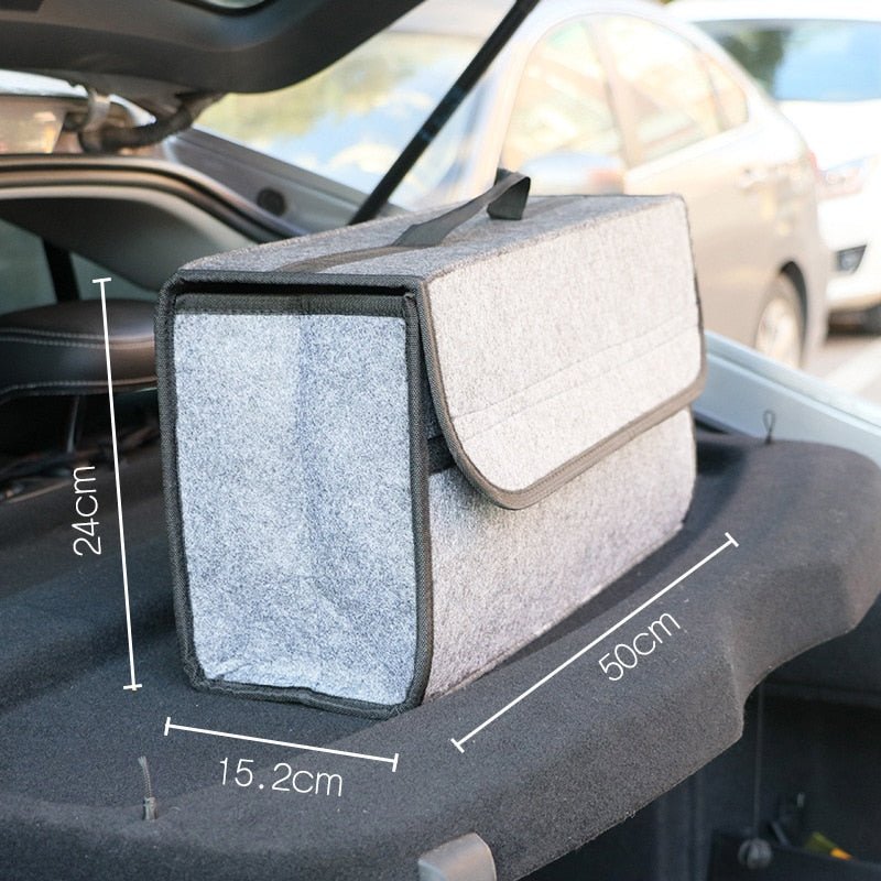 Kofferraumtasche Aufbewahrungstasche aus weichem Filz - 4llaroundhome
