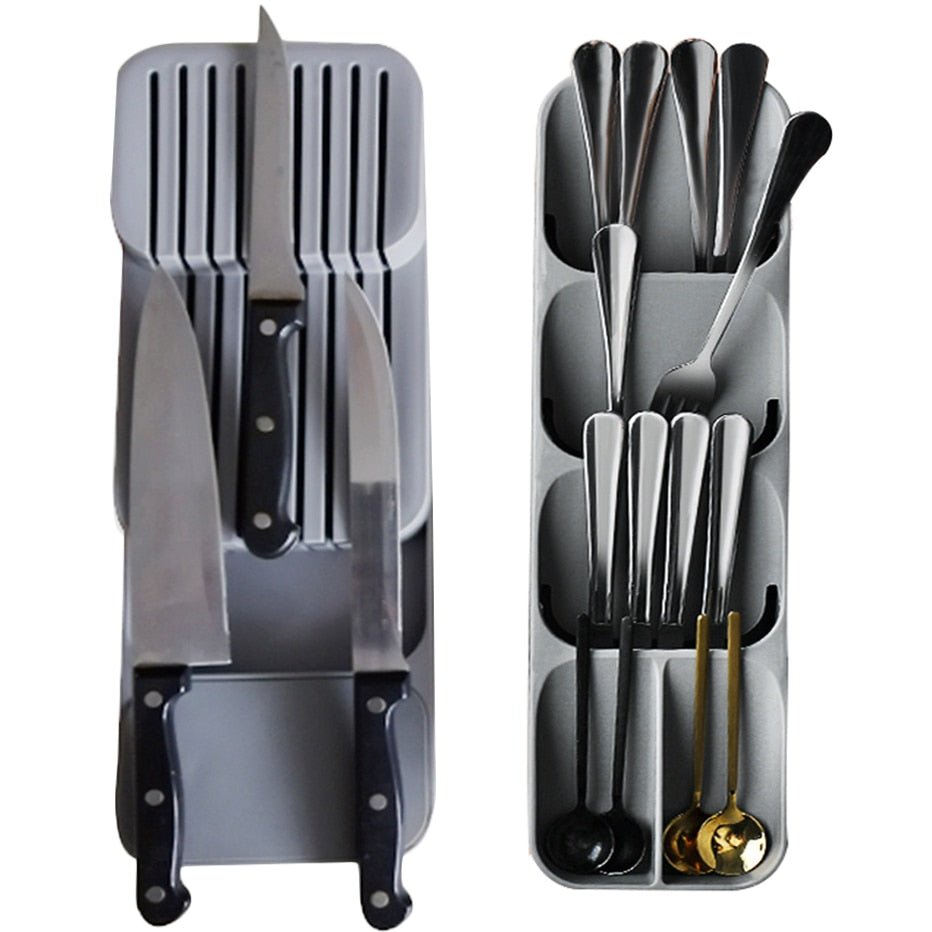 Messerhalter Löffelhalter Organizer Schubladen Einsatz - 4llaroundhome