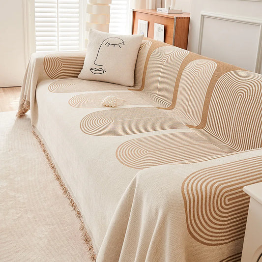 Sofa Couch Decke aus Baumwolle